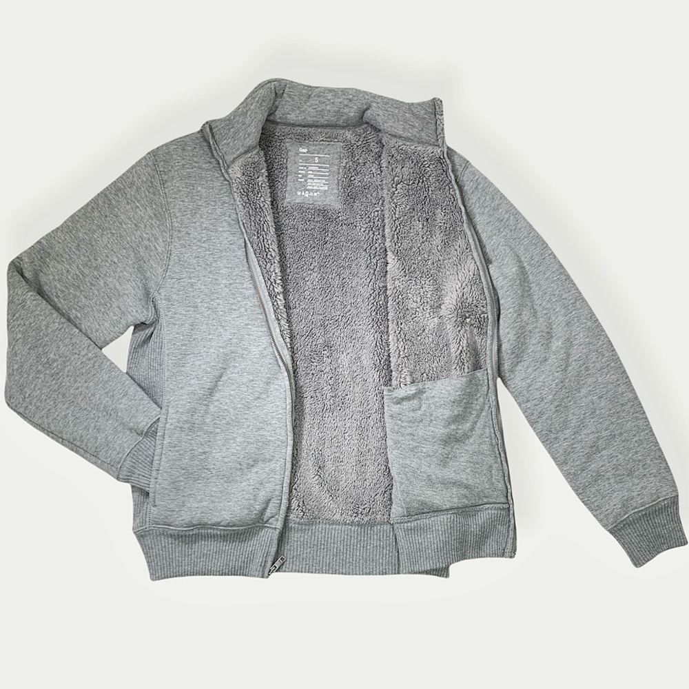 GAP Fur Zipper Sweater